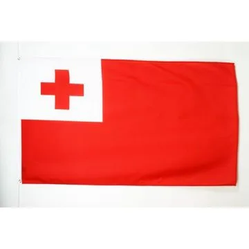 DRAPEAU TONGA 150x90cm - DRAPEAU TONGIEN 90 x 150 cm Polyester léger