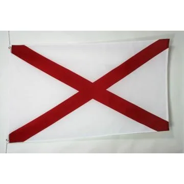DRAPEAU ALABAMA 150x90cm - DRAPEAU ETAT AMÉRICAIN - USA - ETATS-UNIS 90 x 150 cm Polyester léger