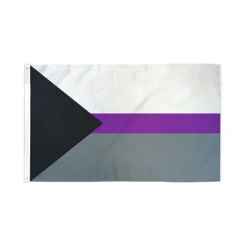 Drapeau Demisexualité 150x90cm - Drapeau demisexuel 90 x 150 cm Polyester léger