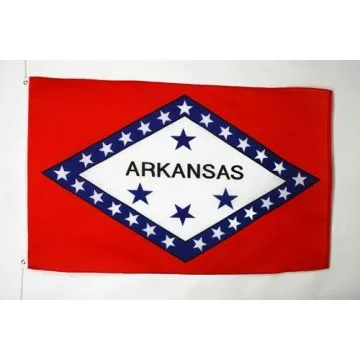 DRAPEAU ARKANSAS 150x90cm - DRAPEAU ETAT AMÉRICAIN - USA - ETATS-UNIS 90 x 150 cm Polyester léger