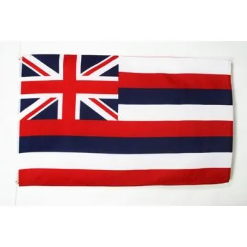 DRAPEAU HAWAII 150x90cm - DRAPEAU HAWAIIEN - ETAT AMÉRICAIN - USA - ETATS-UNIS 90 x 150 cm Polyester léger