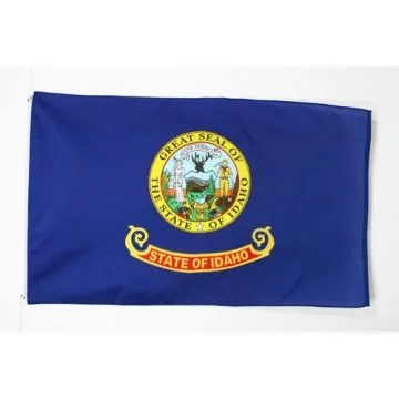 DRAPEAU IDAHO 150x90cm - DRAPEAU ETAT AMÉRICAIN - USA - ETATS-UNIS 90 x 150 cm Polyester léger