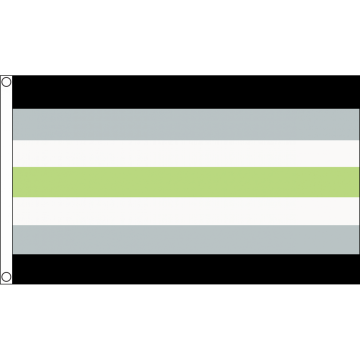 Drapeau LGBT Fierté agenre 150x90cm - Drapeau genderqueer  90 x 150 cm Polyester léger