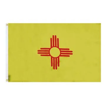 New Mexico Flag 3' x 5' Light polyester grommets
