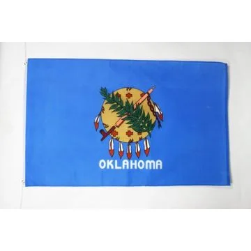 DRAPEAU OKLAHOMA 150x90cm - DRAPEAU ETAT AMÉRICAIN - USA - ETATS-UNIS 90 x 150 cm Polyester léger