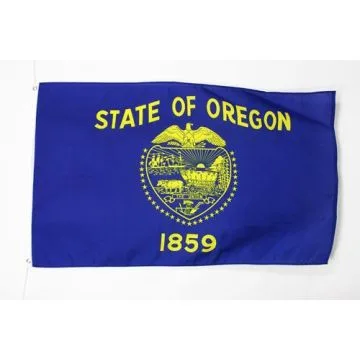 DRAPEAU OREGON 150x90cm - DRAPEAU ETAT AMÍ?RICAIN - USA - ETATS-UNIS 90 x 150 cm Polyester léger