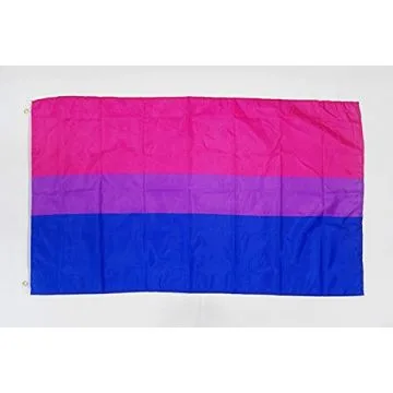 DRAPEAU BISEXUEL 150x90cm - DRAPEAU BISEXUEL - ARC EN CIEL - RAINBOW 90 x 150 cm Polyester léger