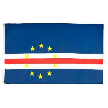 DRAPEAU CAP VERT 150x90cm - DRAPEAU CAP-VERDIEN 90 x 150 cm Polyester léger