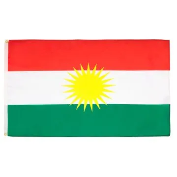DRAPEAU KURDISTAN 150x90cm - DRAPEAU KURD 90 x 150 cm Polyester léger