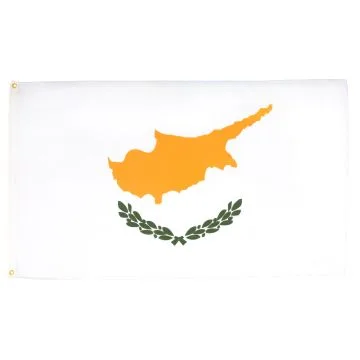 DRAPEAU CHYPRE 150x90cm - DRAPEAU CHYPRIOTE 90 x 150 cm Polyester léger