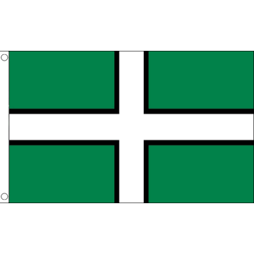 Drapeau Comté de Devon 150x90cm - Drapeau County of Devon - Angleterre 90 x 150 cm Polyester léger
