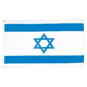 DRAPEAU ISRAËL 250x150cm polyester léger - GRAND DRAPEAU ISRAÉLIEN 150 x 250 cm