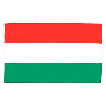 DRAPEAU HONGRIE 250x150cm polyester léger - GRAND DRAPEAU HONGROIS 150 x 250 cm