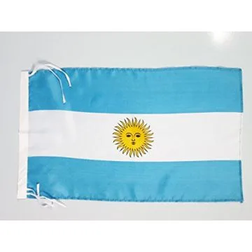 DRAPEAU ARGENTINE 45x30cm - PAVILLON ARGENTIN 30 x 45 cm polyester léger