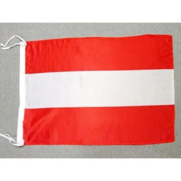 DRAPEAU AUTRICHE 45x30cm - PAVILLON AUTRICHIEN 30 x 45 cm polyester léger