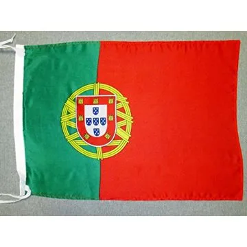 DRAPEAU PORTUGAL 45x30cm - PAVILLON PORTUGAIS 30 x 45 cm polyester léger
