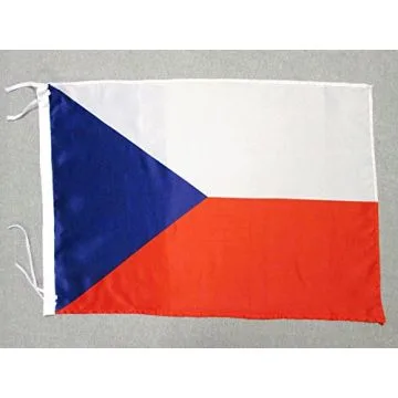 DRAPEAU RÍ?PUBLIQUE TCHÍ?QUE 45x30cm - PAVILLON TCHÍ?QUE 30 x 45 cm polyester léger