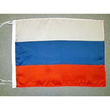 DRAPEAU RUSSIE 45x30cm - PAVILLON RUSSE 30 x 45 cm polyester léger