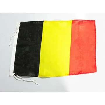DRAPEAU BELGIQUE 45x30cm - PAVILLON BELGE 30 x 45 cm polyester léger