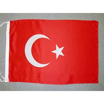DRAPEAU TURQUIE 45x30cm - PAVILLON TURC 30 x 45 cm polyester léger