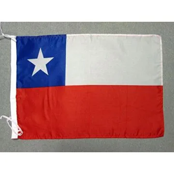 DRAPEAU CHILI 45x30cm - PAVILLON CHILIEN 30 x 45 cm polyester léger