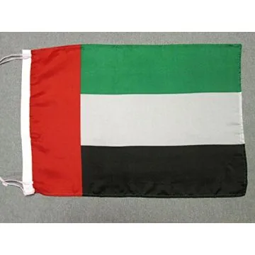 DRAPEAU EMIRATS ARABES UNIS 45x30cm - PAVILLON Í?MIRATI 30 x 45 cm polyester léger