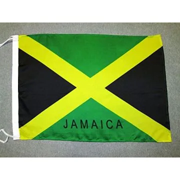 DRAPEAU JAMAÏQUE 45x30cm - PAVILLON JAMAÏCAIN 30 x 45 cm polyester léger
