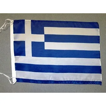 DRAPEAU GRÍ?CE 45x30cm - PAVILLON GREC 30 x 45 cm polyester léger