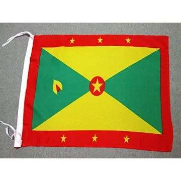DRAPEAU GRENADE 45x30cm - PAVILLON GRENADIN 30 x 45 cm polyester léger