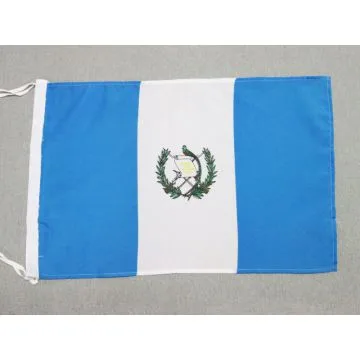 DRAPEAU GUATEMALA 45x30cm - PAVILLON GUATÍ?MALTÍ?QUE 30 x 45 cm polyester léger