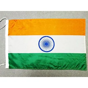DRAPEAU INDE 45x30cm - PAVILLON INDIEN 30 x 45 cm polyester léger