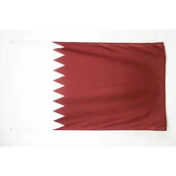 DRAPEAU QATAR 90x60cm - DRAPEAU QATARIEN 60 x 90 cm Polyester léger