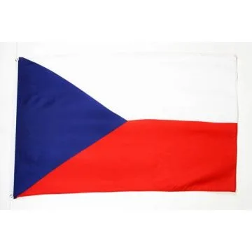 DRAPEAU RÍ?PUBLIQUE TCHÍ?QUE 90x60cm - DRAPEAU TCHÍ?QUE 60 x 90 cm Polyester léger