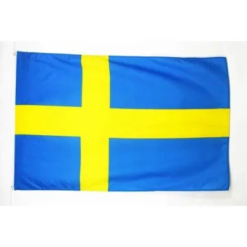 DRAPEAU SUÍ?DE 90x60cm - DRAPEAU SUÍ?DOIS 60 x 90 cm Polyester léger