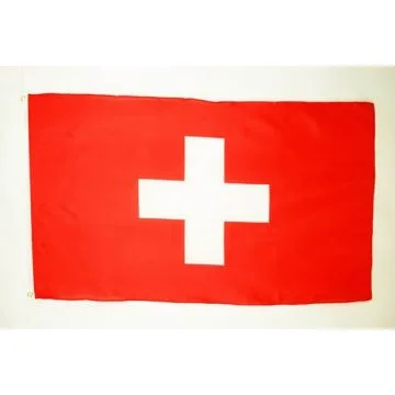 DRAPEAU SUISSE 90x60cm - DRAPEAU HELVÍ?TIQUE 60 x 90 cm Polyester léger