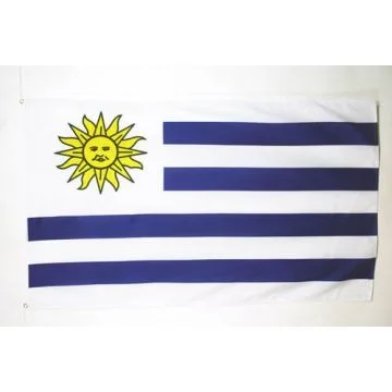 DRAPEAU URUGUAY 90x60cm - DRAPEAU URUGUAYEN 60 x 90 cm Polyester léger