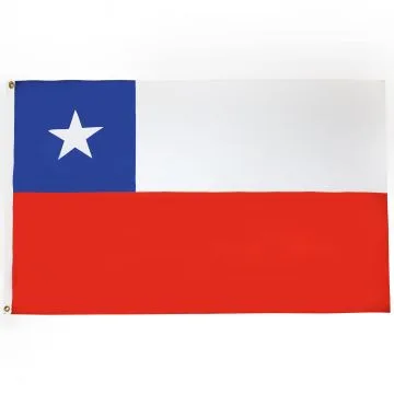 DRAPEAU CHILI 90x60cm - DRAPEAU CHILIEN 60 x 90 cm Polyester léger