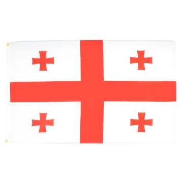 DRAPEAU GÍ?ORGIE 90x60cm - DRAPEAU GÍ?ORGIEN 60 x 90 cm Polyester léger