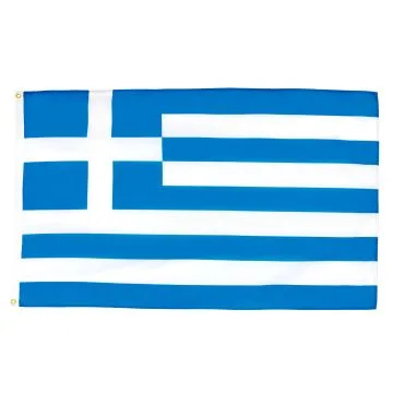 DRAPEAU GRÍ?CE 90x60cm - DRAPEAU GREC 60 x 90 cm Polyester léger