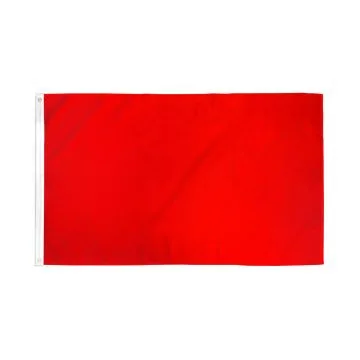 Drapeau Commissaire de course Rouge 90x60cm - Drapeau interruption de la course 60 x 90 cm Polyester léger
