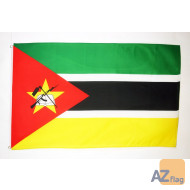 DRAPEAU MOZAMBIQUE 90x60cm - DRAPEAU MOZAMBICAIN 60 x 90 cm - DRAPEAUX