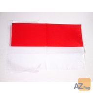 DRAPEAU MONACO 45x30cm - PAVILLON MONÉGASQUE 30 x 45 cm haute qualité
