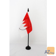 DRAPEAU DE TABLE FRANCONIE 15x10cm - PETIT DRAPEAUX DE BUREAU DE BAVIÈRE - ALLEMAGNE 10 x 15 cm
