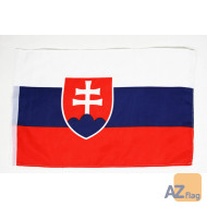 DRAPEAU SLOVAQUIE 45x30cm - DRAPEAU SLOVAQUE 30 x 45 cm avec fourreau