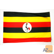 DRAPEAU OUGANDA 150x90cm - DRAPEAU OUGANDAIS 90 x 150 cm Polyester léger