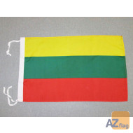 DRAPEAU LITUANIE 45x30cm - PAVILLON LITUANIEN 30 x 45 cm haute qualité