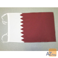 DRAPEAU QATAR 45x30cm - PAVILLON QATARIEN 30 x 45 cm haute qualité