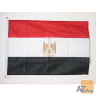 DRAPEAU EGYPTE 90x60cm - DRAPEAU EGYPTIEN 60 x 90 cm Spécial Extérieur - DRAPEAUX