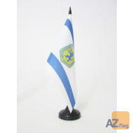 DRAPEAU DE TABLE JÍ?RUSALEM 21x14cm - PETIT DRAPEAUX DE BUREAU DE SALEM 14 x 21 cm