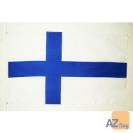 DRAPEAU FINLANDE 150x90cm - DRAPEAU FINLANDAIS 90 x 150 cm Polyester léger